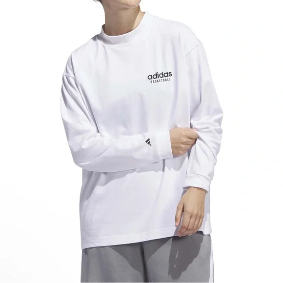 NWT adidas Women's Select Mock Neck Long-Sleeve Top. Size Small. - Picture 1 of 8